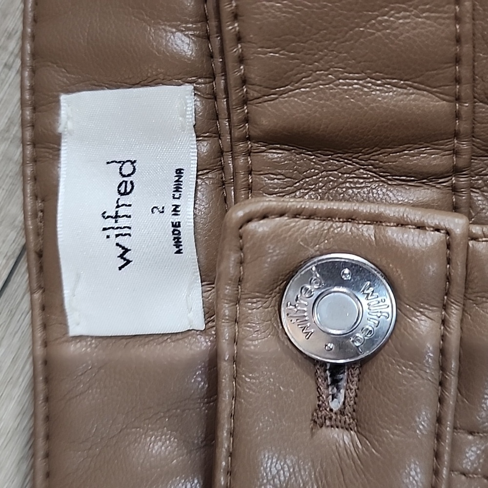 Wilfred pho leather pants size 2 - Picture 2 of 8